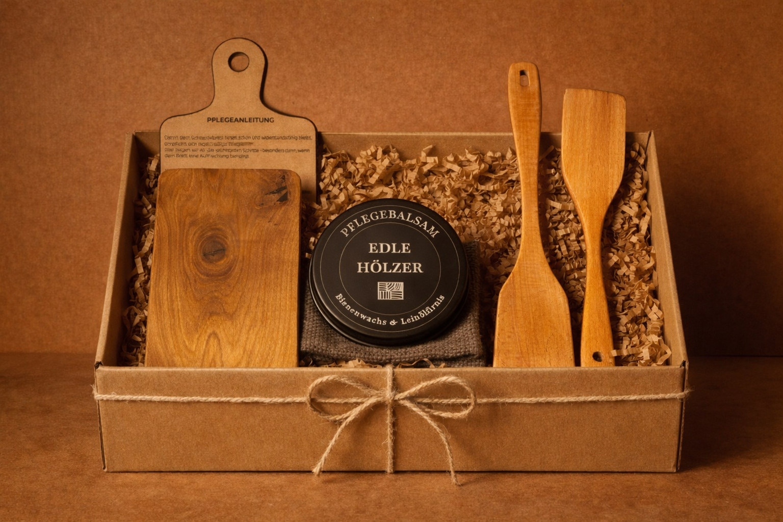 Hochwertiges Geschenkset aus Holz für Mitarbeiter- und Kundengeschenke