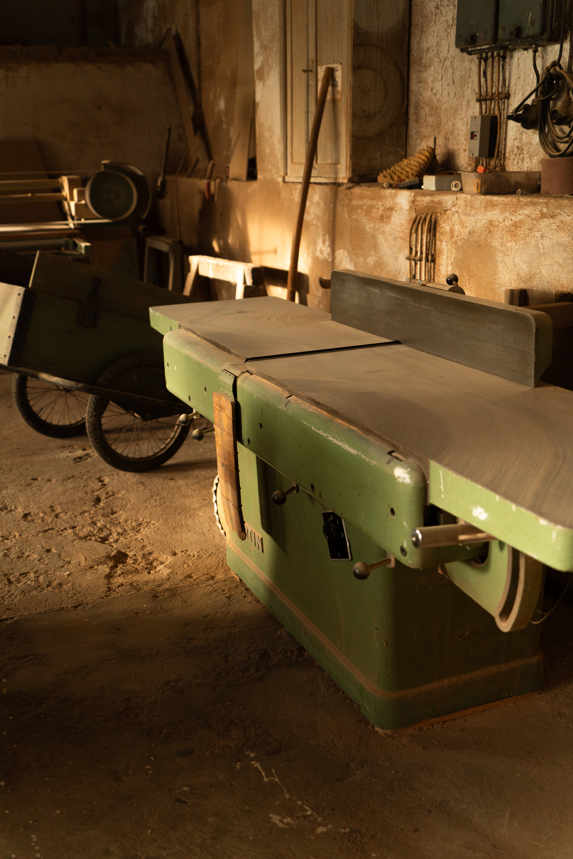 Abrichthobel in der Werkstatt